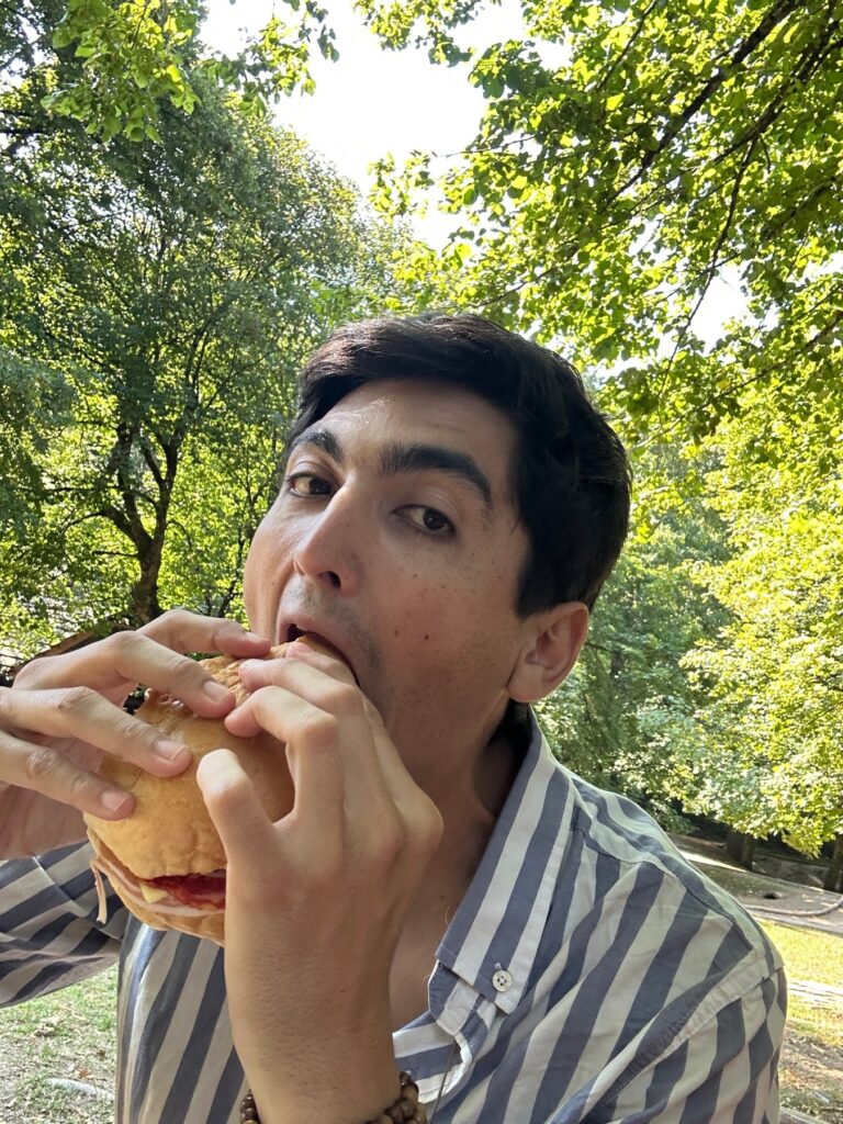Germán Tovar durante una misión